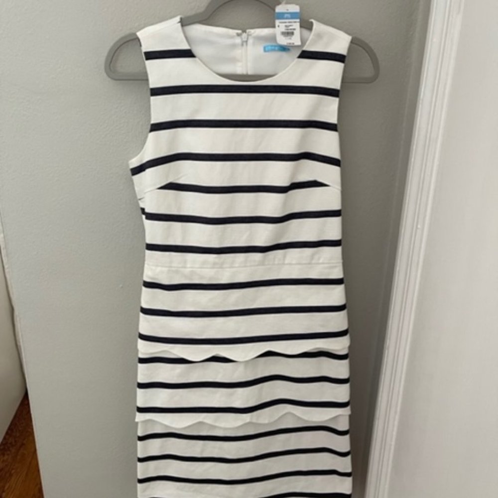 NWT J. Mclaughlin Sleeveless striped dress, size 4